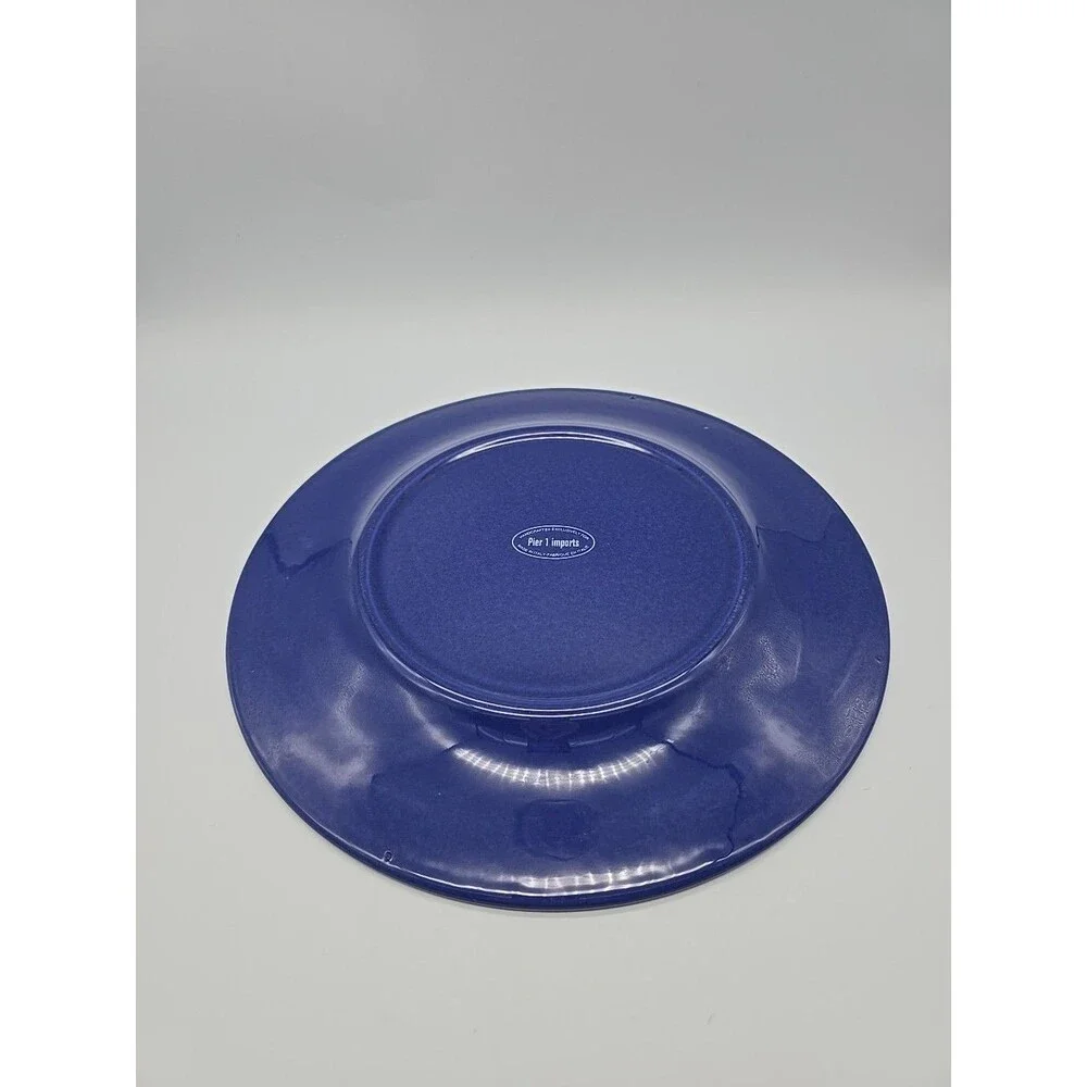 Pier 1 Royal Blue Italy Earthenware 12.75